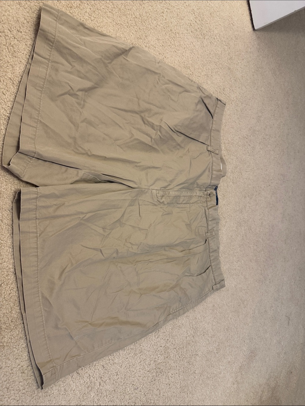 Polo by Ralph Lauren Men's Light Khaki Flat-Front Shorts
